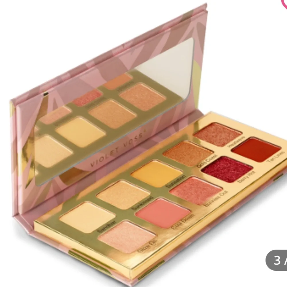 VIOLET VOSS Sunkissed Summer Eye Shadow and Pressed Pigment Palette $37 NIB